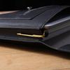 A4 Imitation Leather Business File Bag - Large Capacity Briefcase with Customizable Enterprise Logo