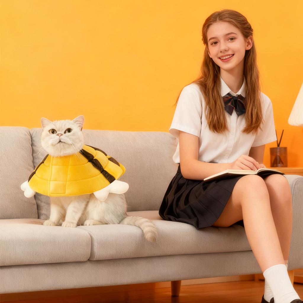 Kryza pooperacyjna dla zwierząt, Ochronna nakrycie głowy zapobiegające lizaniu i gryzieniu dla kotów, Miękki kołnierz na szyję dla psów, Artykuły ochronne