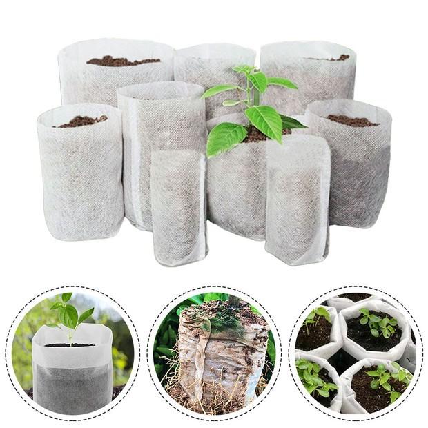 Planting Pocket Nursery Bags Biodegradable For Home Tools
