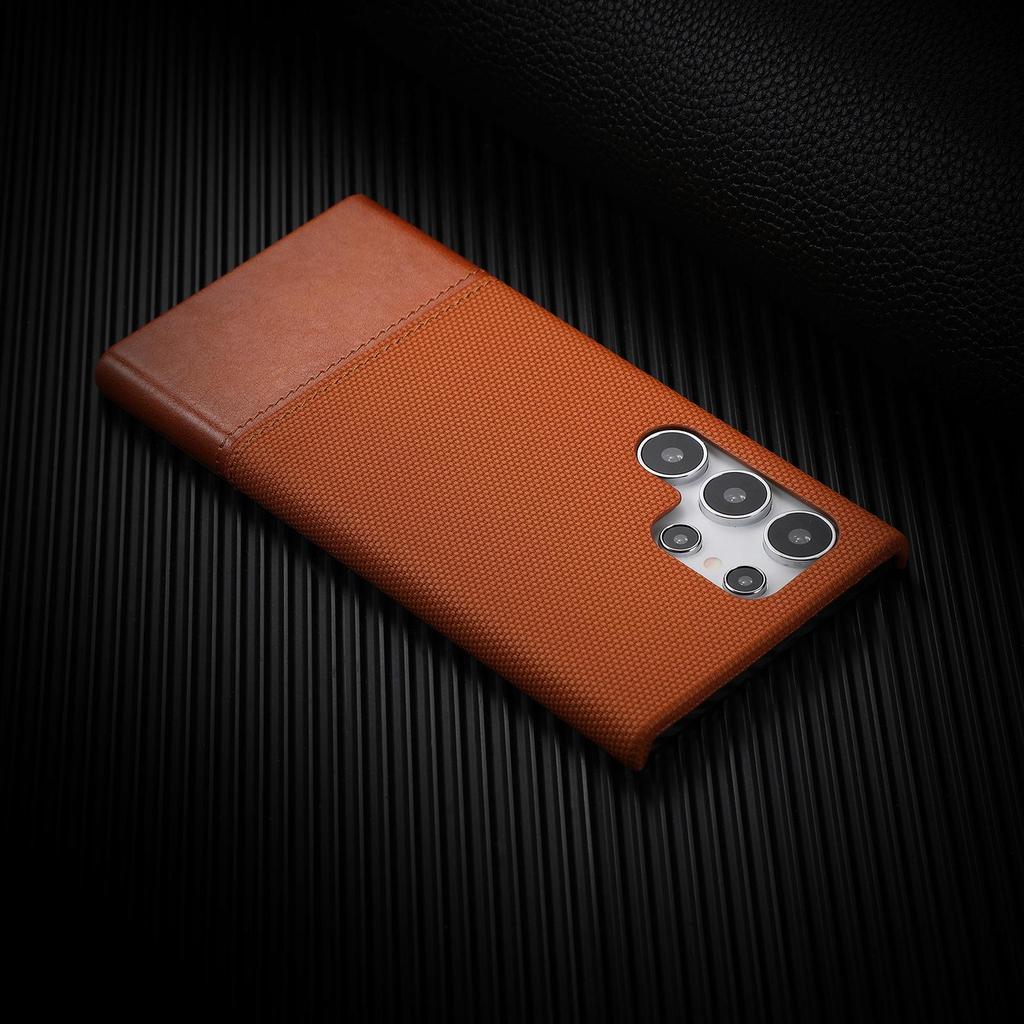 S26 Ultra PU Leather Anti-Slip Case for Samsung S24U/S25U - Drop-Proof, Full Coverage