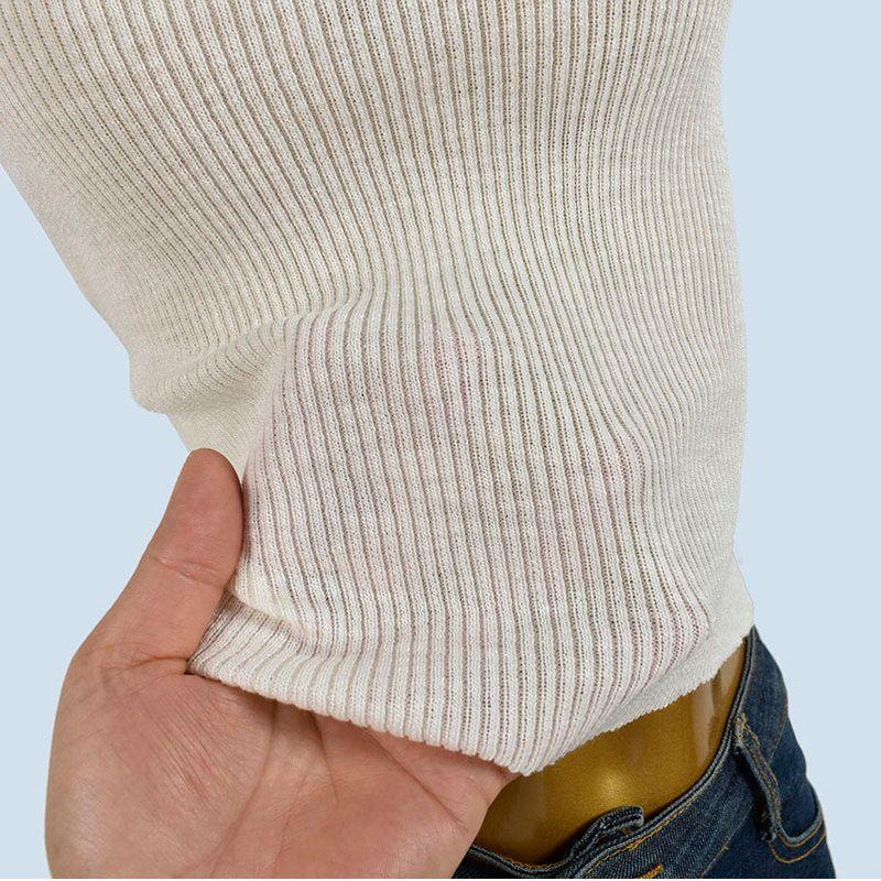 Sweet Flattering Western Style Summer Knitted Feifei Short sleeve Women Slimming Solid Slub Linen All-Match Bottoming Shirt Top