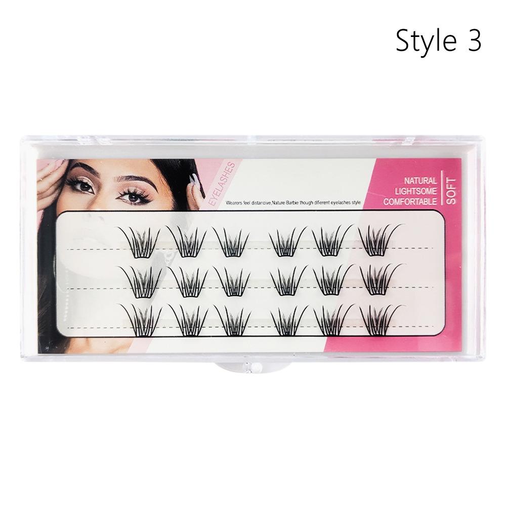 Einzel-Cluster Falsche Wimpern Set Weiche Flauschige DIY Grafting Wimpern DIY Wimpernverlängerung