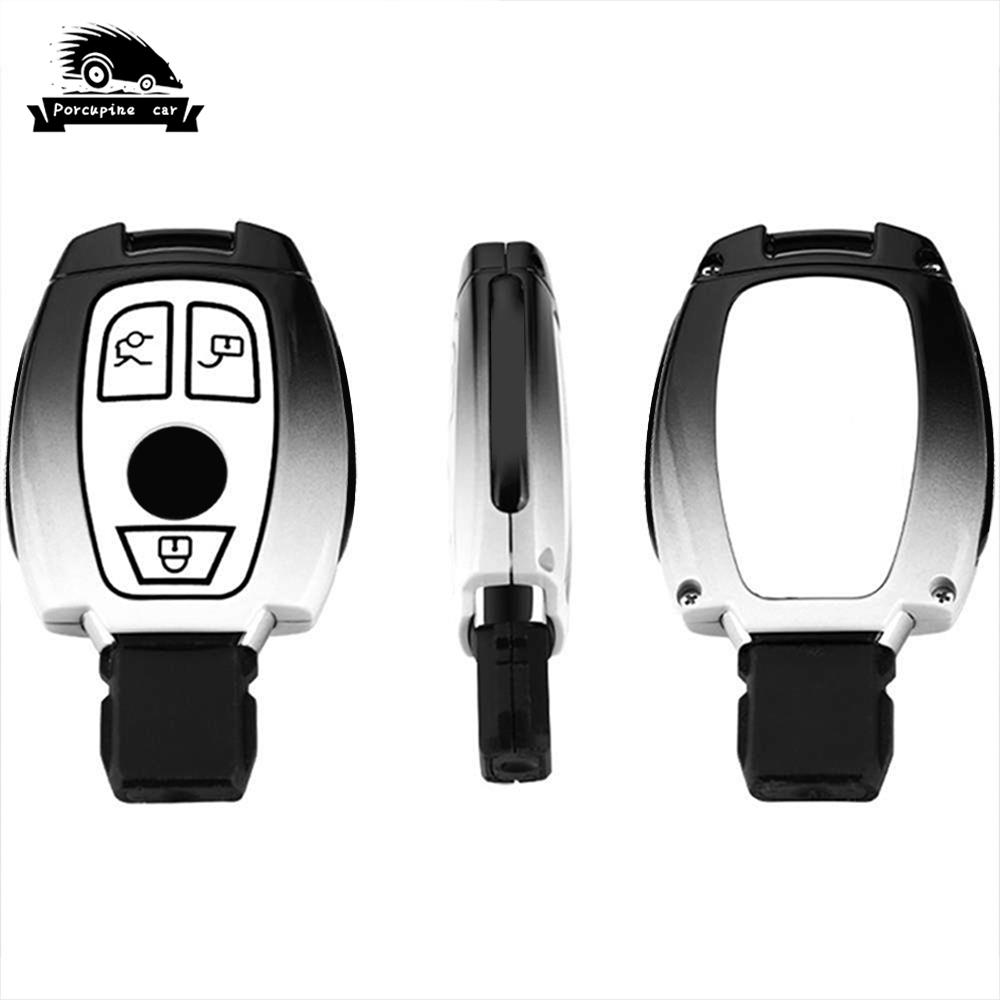 Zinc Alloy Car Key Case Cover For Mercedes Benz Accessories A B C G Class Glk W204 Gla W203 W210 W211 W124 Keychain
