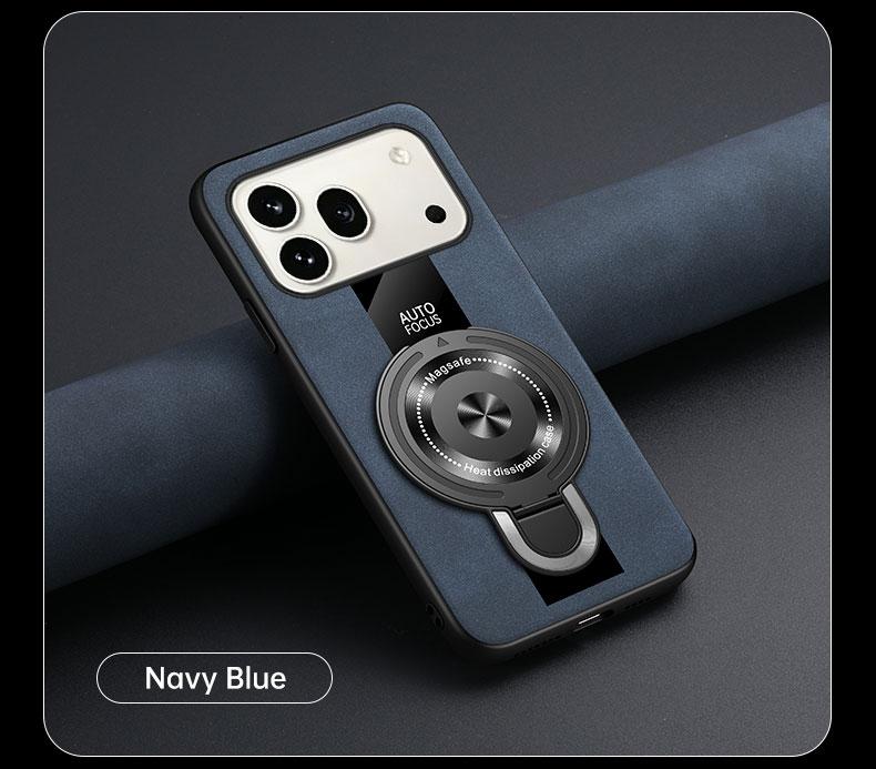 Per Honor 600 600Pro Magsafe Ricarica Wireless Supporto Magnetico ad Anello Custodia Per Honor 600Pro Telaio Morbido Copertura Antiurto in Pelle PU