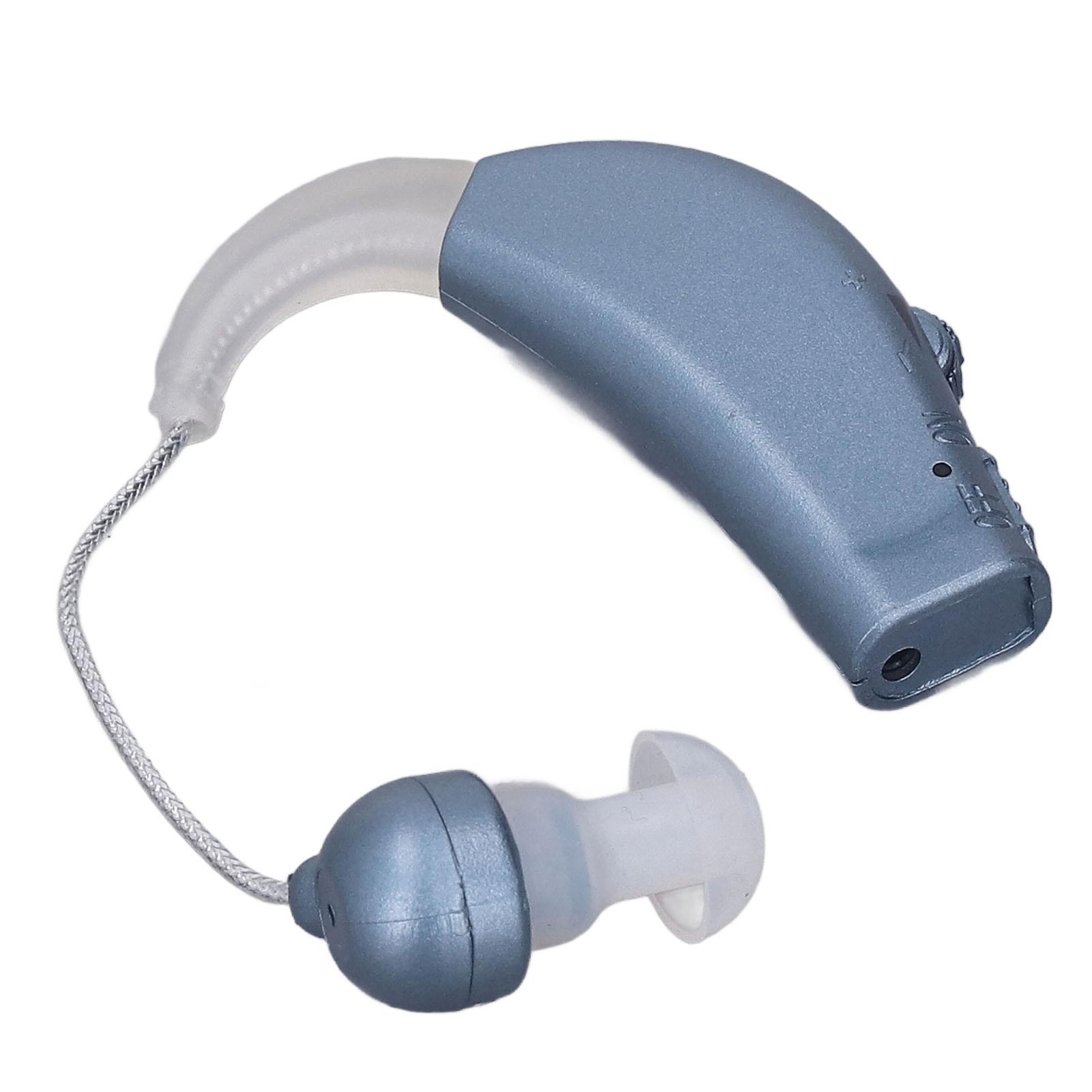 

2 шт. Звуковой слуховой аппарат Перезаряжаемый Усилитель звука Помощь с функцией шумоподавления для взрослых пожилых людей Синий синий