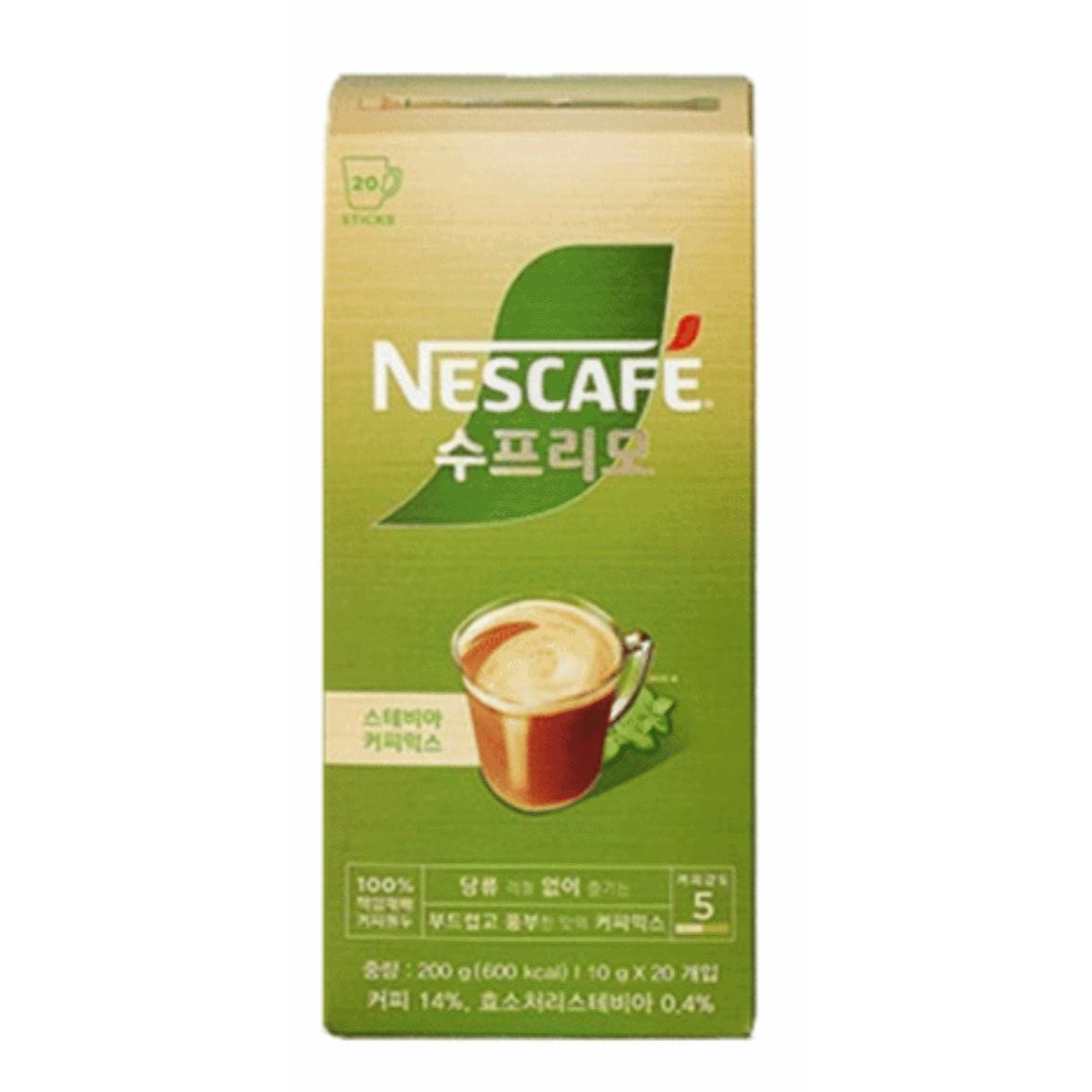 

Кофейный напиток Nescafe Supremo Stevia 20 пакетиков
