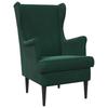 Armchair Dark Green Velvet