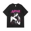275 GSM Washed T-shirts 100% Cotton Nana V1 Osaki Print Unisex Heavy Cotton T Shirt