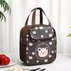Insulated Lunch Bag Kids Adults - Thick Aluminum Foil Thermal Tote With Handle Cartoon Design Leakproof Food Carrier