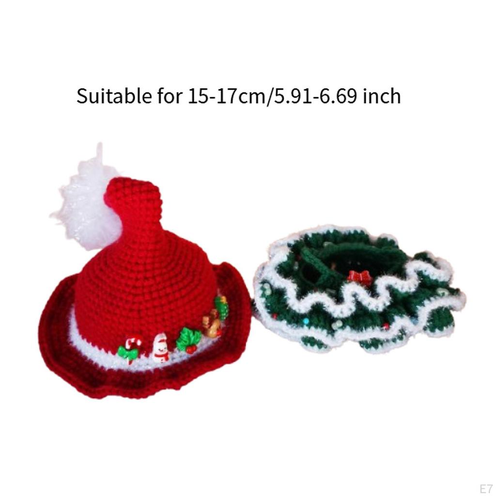 Roupas de boneca de 17 cm, acessórios divertidos para crianças, conjunto de mini roupas para comemorações de aniversário