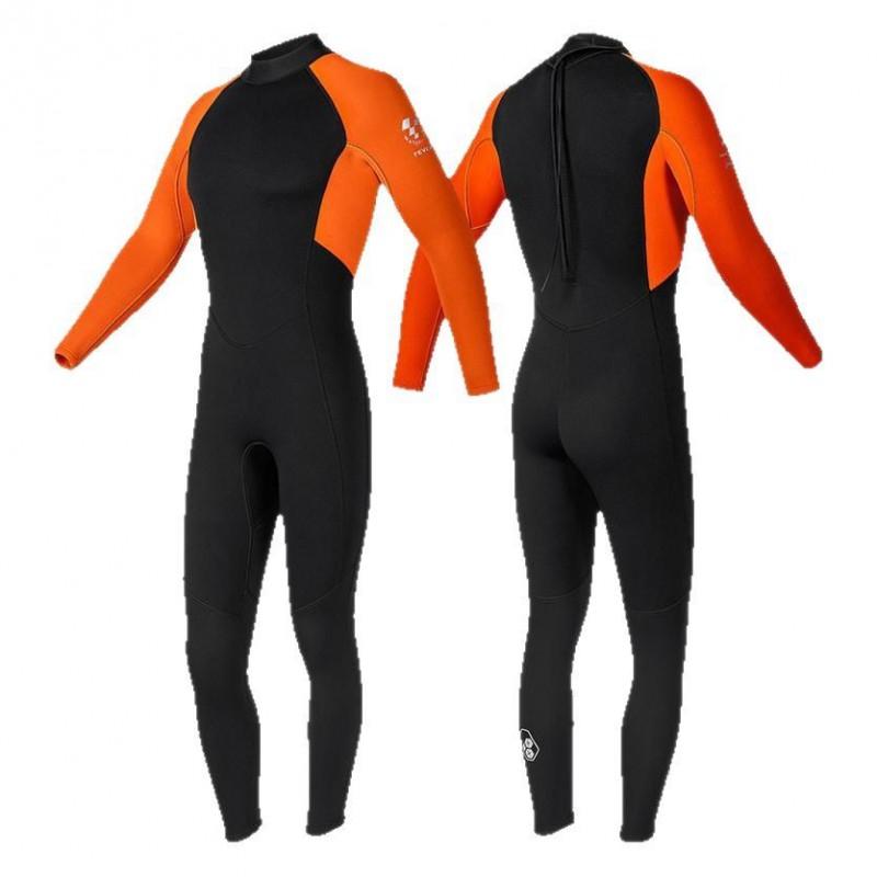 Mens 3mm Full Wetsuit With Rear Zipper Scuba Diving Snorkeling Freediving Warmth Protection