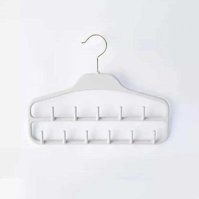 

New Multifunctional Household Belt Pants Hanger Non Slip Space Saving Skirts Jeans Scarf Hangers Storage Closet Organizer