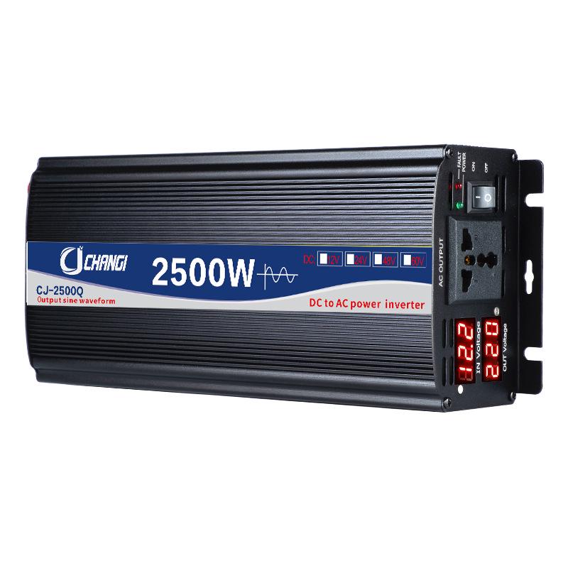 Changji High Power Pure Sine Wave Car Inverter: 12V-60V to 110V/220V Converter