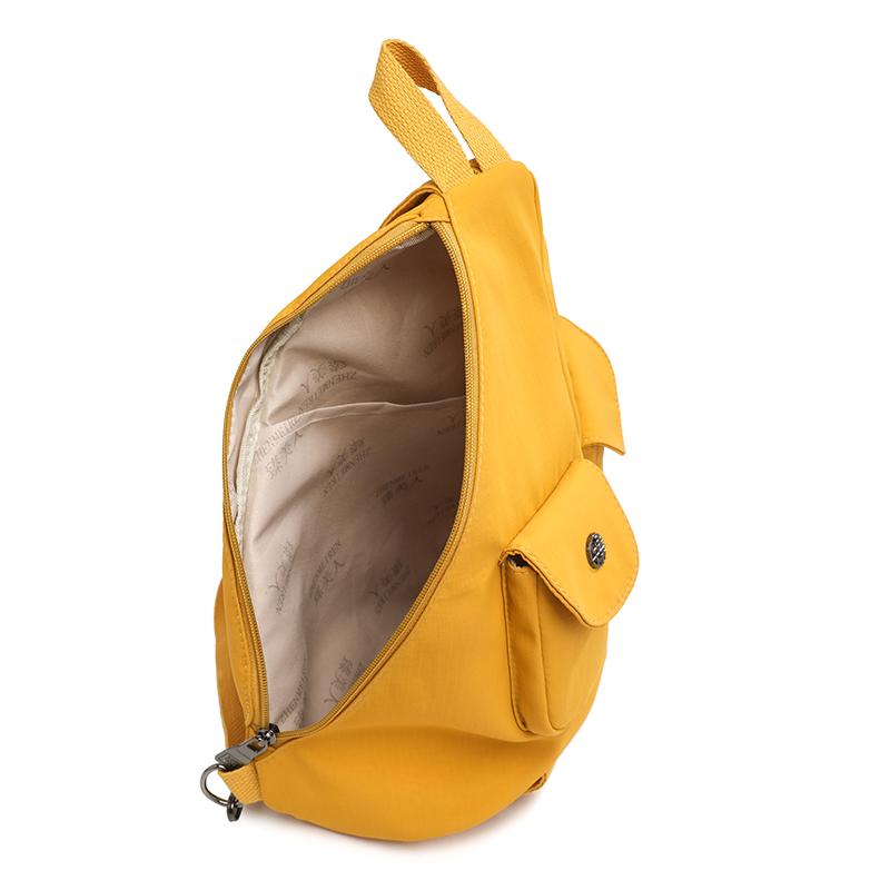 Ryggsekk Dame Multifunksjonell Veske Dobbeltformål Stor Kapasitet Brystveske Lett Pendler Crossbody-veske