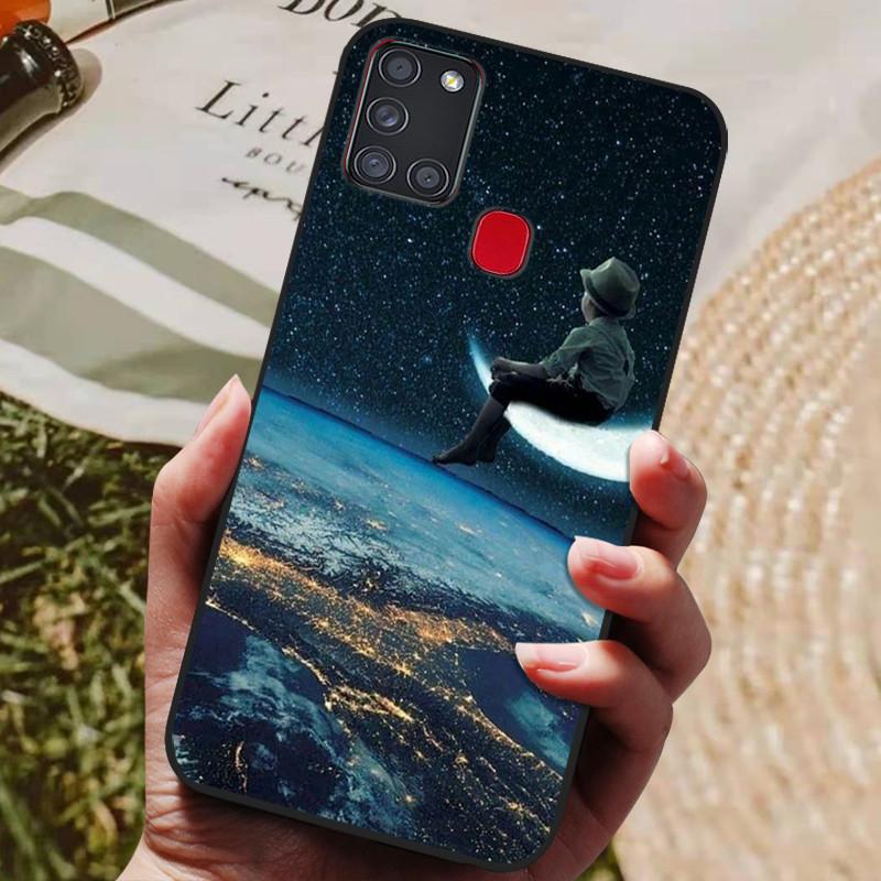 For Samsung A21S Case Phone Cover Silicone Soft TPU Back Cover for Samsung Galaxy A21S Case A 21S A21 S A217F Fundas Bumper