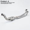 For Yamaha TMAX 530 560 TMAX530 Tmax560 17-23 Motorcycle Exhaust System Modify Stainless Titanium Alloy Slip On Front Pipe 51mm