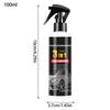 Coating Agent Spray 100ml Efficient Liquid Car Repairing Spray For Vehicles Paint Bumpers Automotive Glass Indoor Outdoor Garage