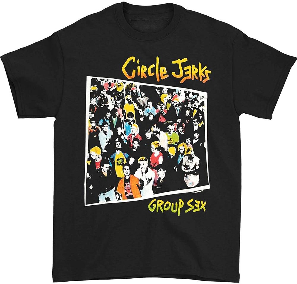 Circle Jerks Group Cotton Black Unisex S234XL TShirt FN190 Unisex T-Shirt S
