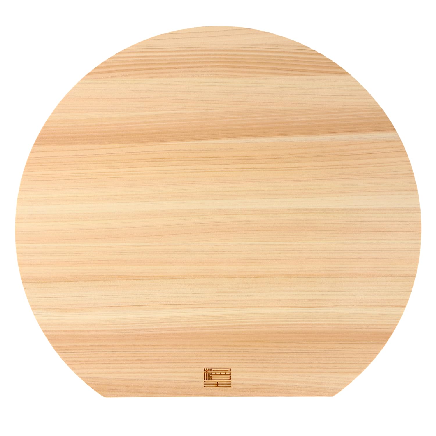 [Hinoki King] Japanese-made Hinoki D-shaped Cutting Board, Large, 35 x 32 x 2 cm [Wooden Cutting Board, Hinoki Wood]