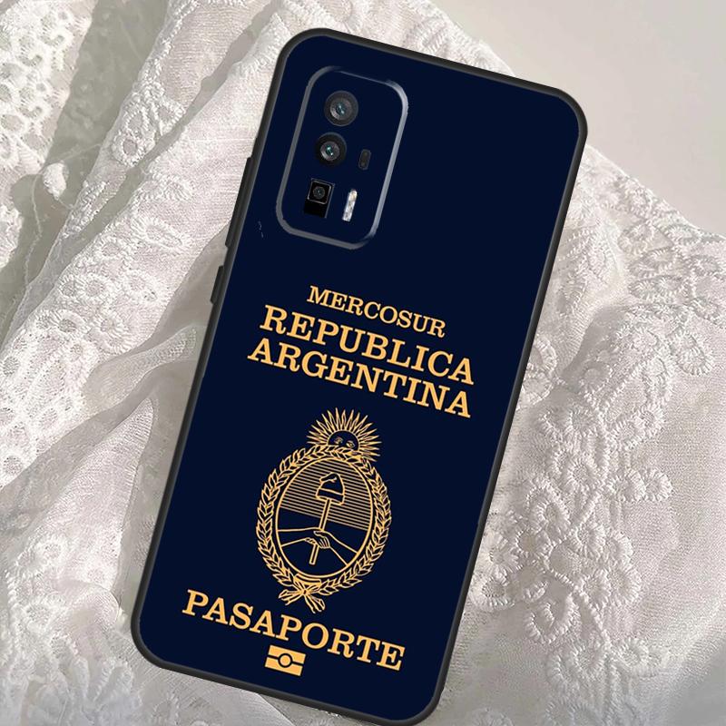 Argentina Flag Case For Xiaomi 14T Pro 13T 12T 11T 13 14 Ultra POCO X6 F6 Pro M6 X3 X5 M5s F3 F5 Cover