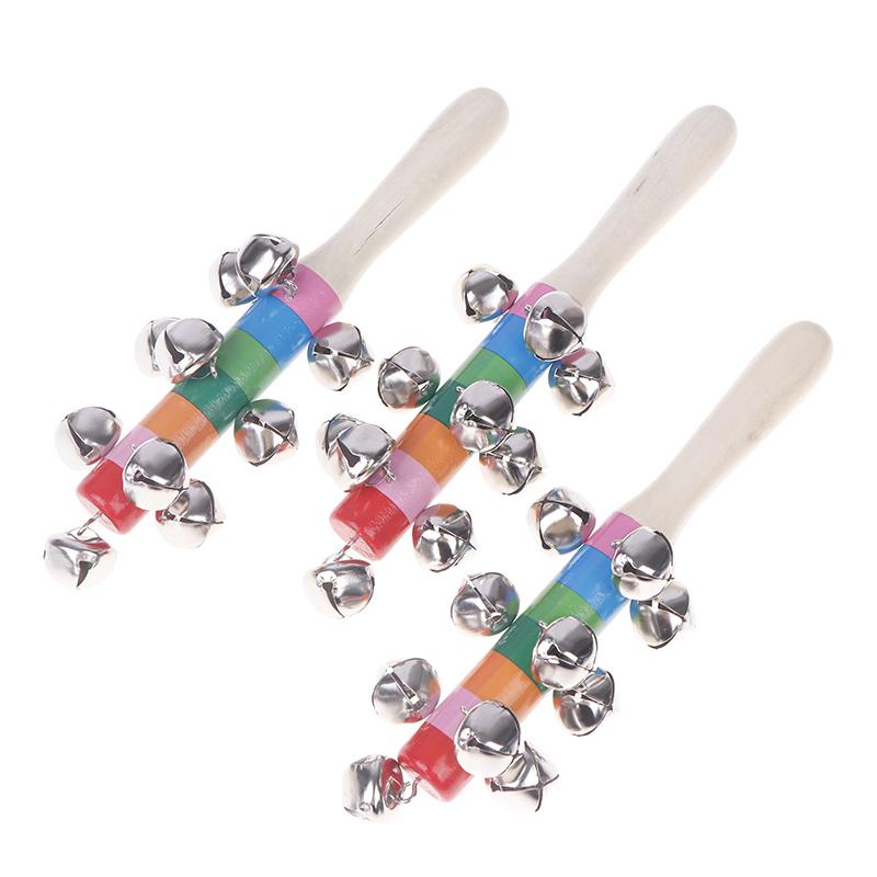 1Pc Cross Rainbow Hand Ring Colorful Ring Colorful Cross Ring Baby And Child Bell Puzzle And Early Education Toys