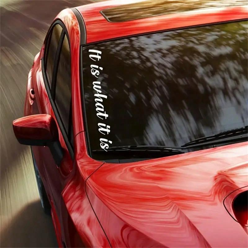 Premium Quality Side Windshield Banner Decal Sticker - 20 Inch - Enhance Your Car's Style and Visibility