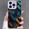 Mehrfarbige Holzblock-iPhone-Hüllen für iPhone 13 bis 17 Pro Max - Kreatives, Einzigartiges Design
