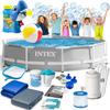 Frame Garden Pool 305 X 76 Cm 15-in-1 INTEX 26702 + Bubble Machine for FREE