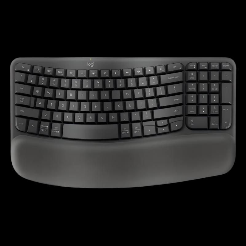 Logitech Wave Keys Wireless Ergonomic Keyboard