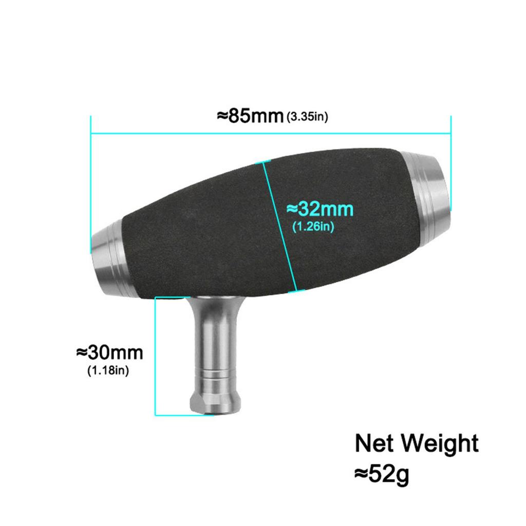 Fishing Reel Handle Knob Fishing Handle Part Repair Part Knob Grip Accessories EVA Knob DIY Modification Accessory EVA Grip Ball