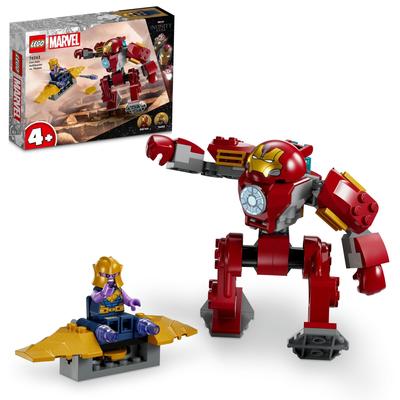 LEGO Superhelden Iron Man Hulkbuster und Thanos Showdown Spielzeug Spielzeug Geschenk Block Jungen Mädchen Kinder 4 Jahre 5 Jahre 6 Jahre 7 Jahre