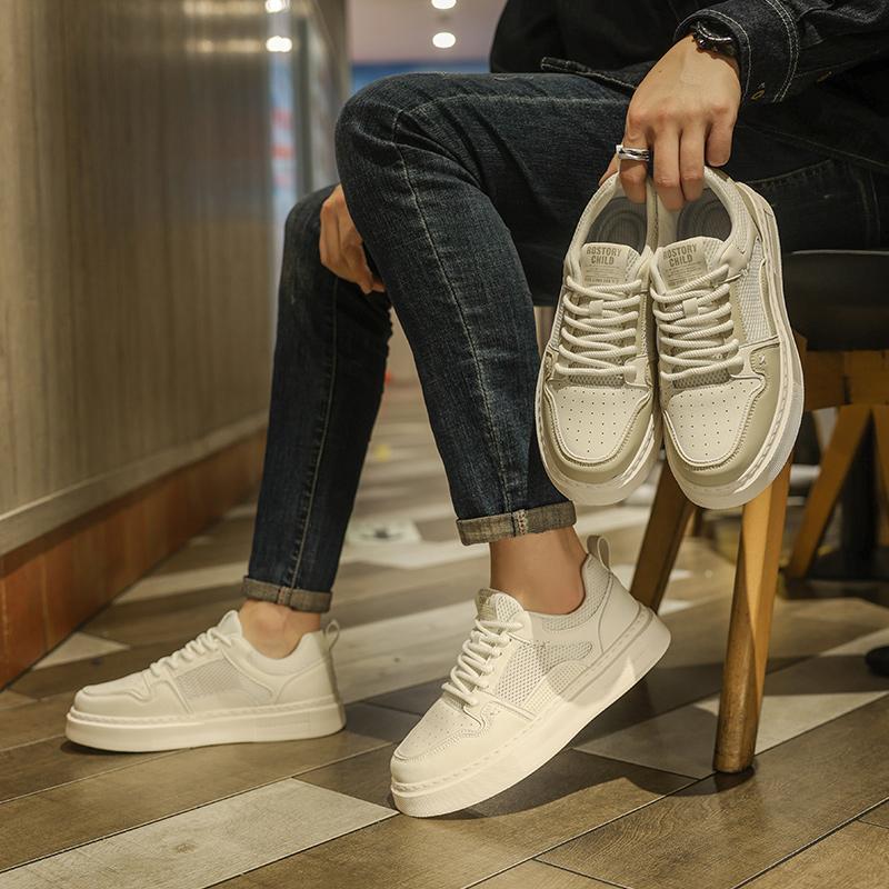 Fashion New high-quality men's casual sneaker trend Outdoor Wear-Resistant Trendy Non-Slip Casual Minimalist  Skateboard Male Sneaker