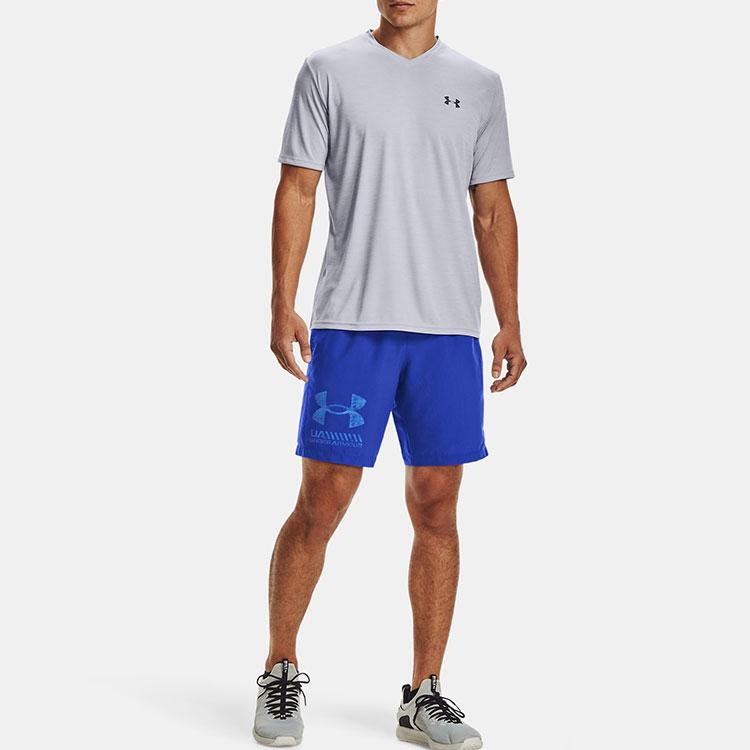 Under Armour Woven Breathable Sports Shorts Men shorts Blue 1362286-486