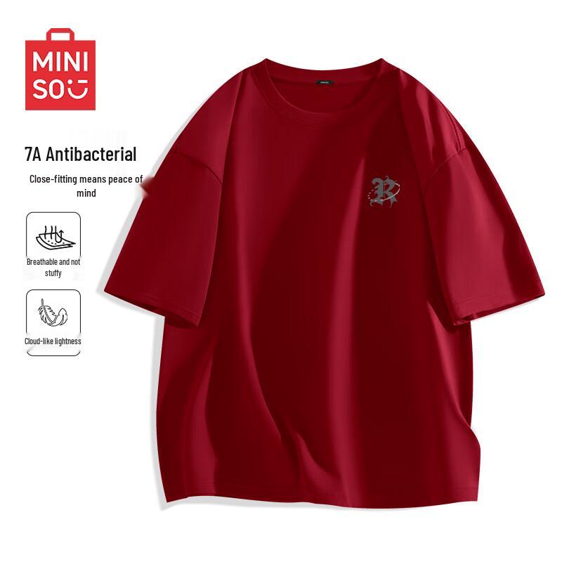 MINISO Men s Summer 7A Anti-Bacterial Cooling T-Shirt M