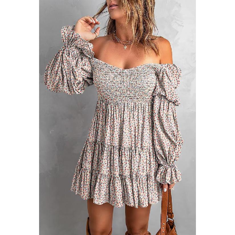 Новое весенне-летнее отпускное повседневное ездовое на работу удобное сексуальное элегантное женское модное принтованное платье S