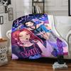 1PC Huntrix, K POP Blanket, Throw For Sofa, Bed, Travel, Camping, Livingroom,