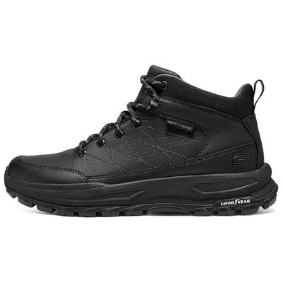 Zeller Mannen Zwarte Halfhoge Wandelschoenen Comfortabel Duurzaam Slijtvast 204879-BBK