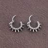 Vintage Stainless Steel Black Skull Huggie Earrings Punk Hip Hop Skull Hoop Earring for Men Trend Charm Women Ear Jewelry Gifts