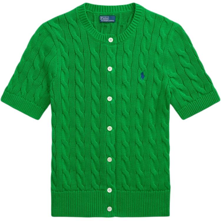 

Кардиган женский Polo Ralph Lauren Slim Fit, вязаный косичкой, WMPOSWENDW20447-300 S