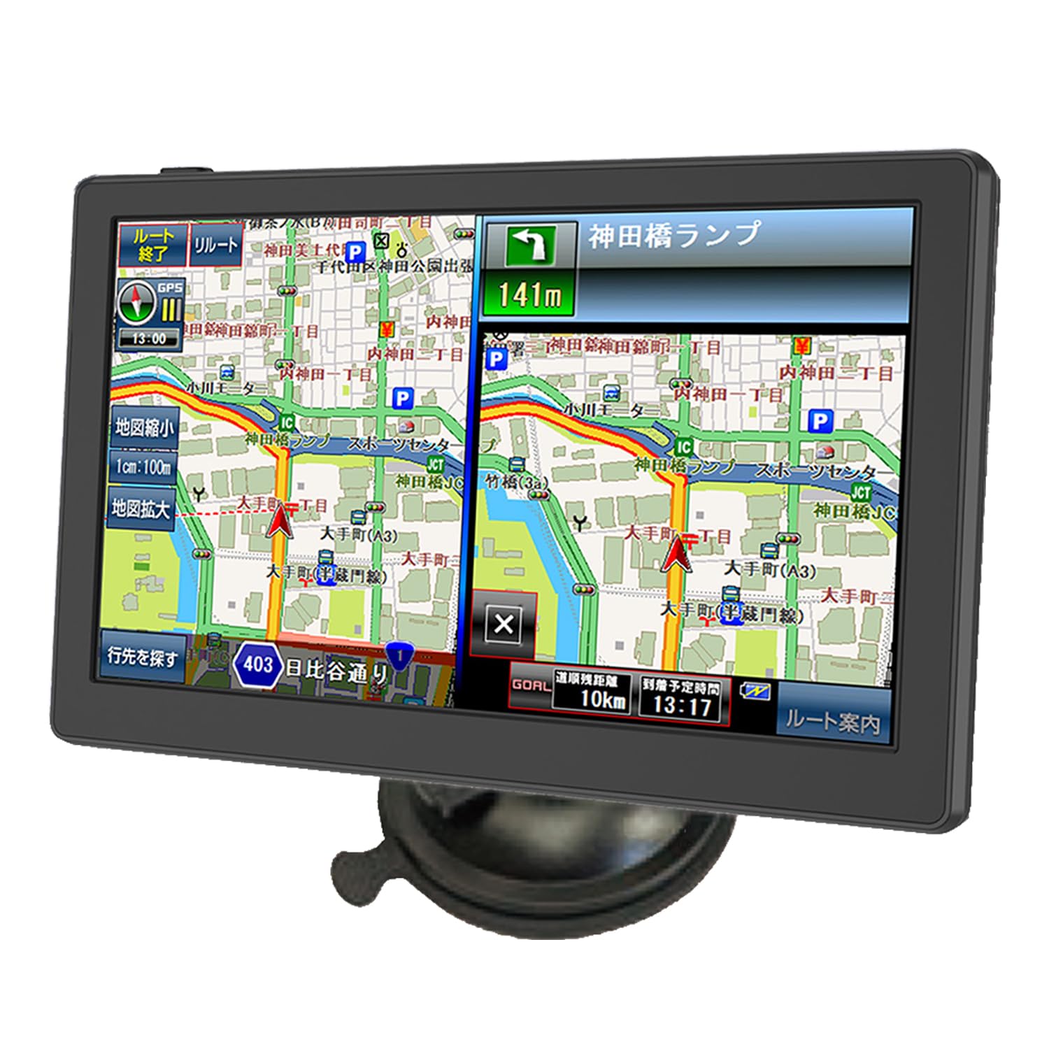 

Tokyo Deco Portable Car Navigation System with 2025 Michibiki 2025 Recording 3 Power Sources Power Model A014 7-inch (QZSS) Support, One-Seg
