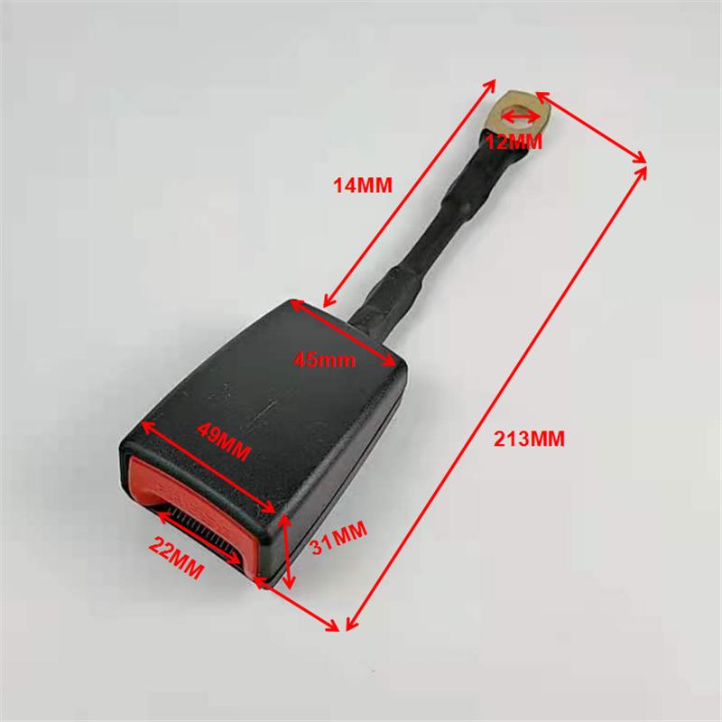 Car Seat Belt Socket with Alarm Wire for Safety Belt Buckle, Truck, and Forklift 