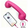 Auricolare retrò con microfono esterno per telefoni cellulari