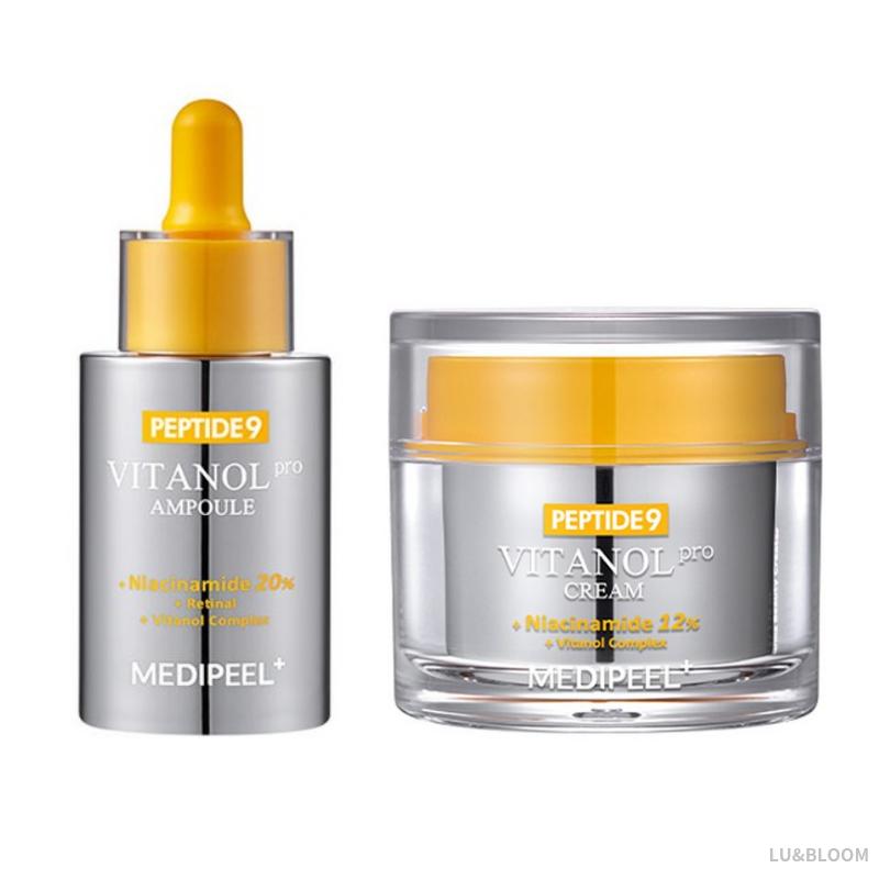 

MEDI-PEEL Peptide 9 Vitanol Pro Set (Ampoule 30ml + Cream 50g) (+Free gift)