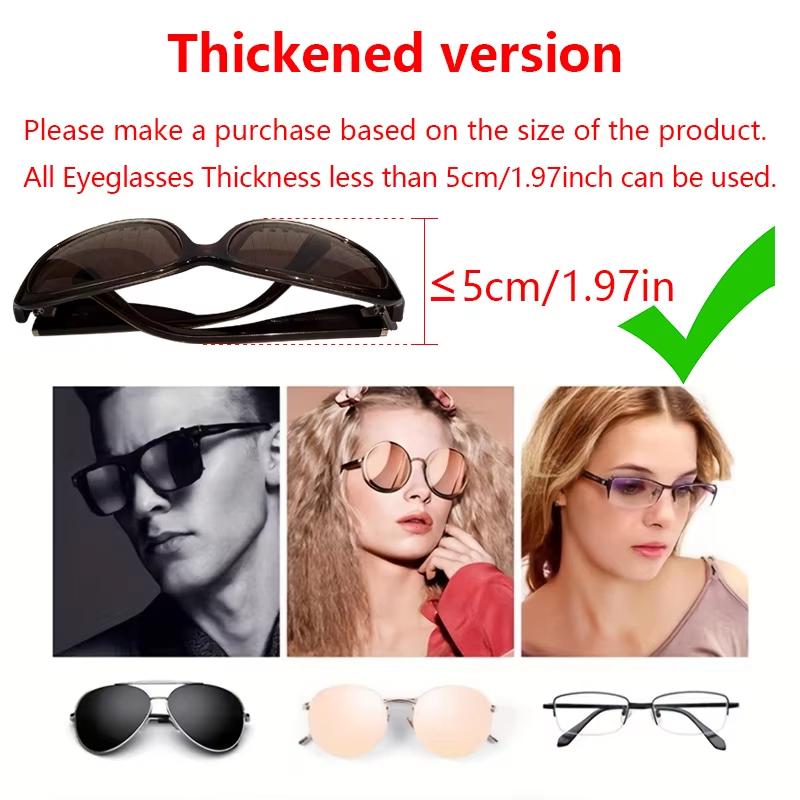 Car Glasses Box Press Switch Sun Visor Glasses Holder Internal Soft Fabric Scratch Resistant Shock-proof Eyeglasses Storage Case