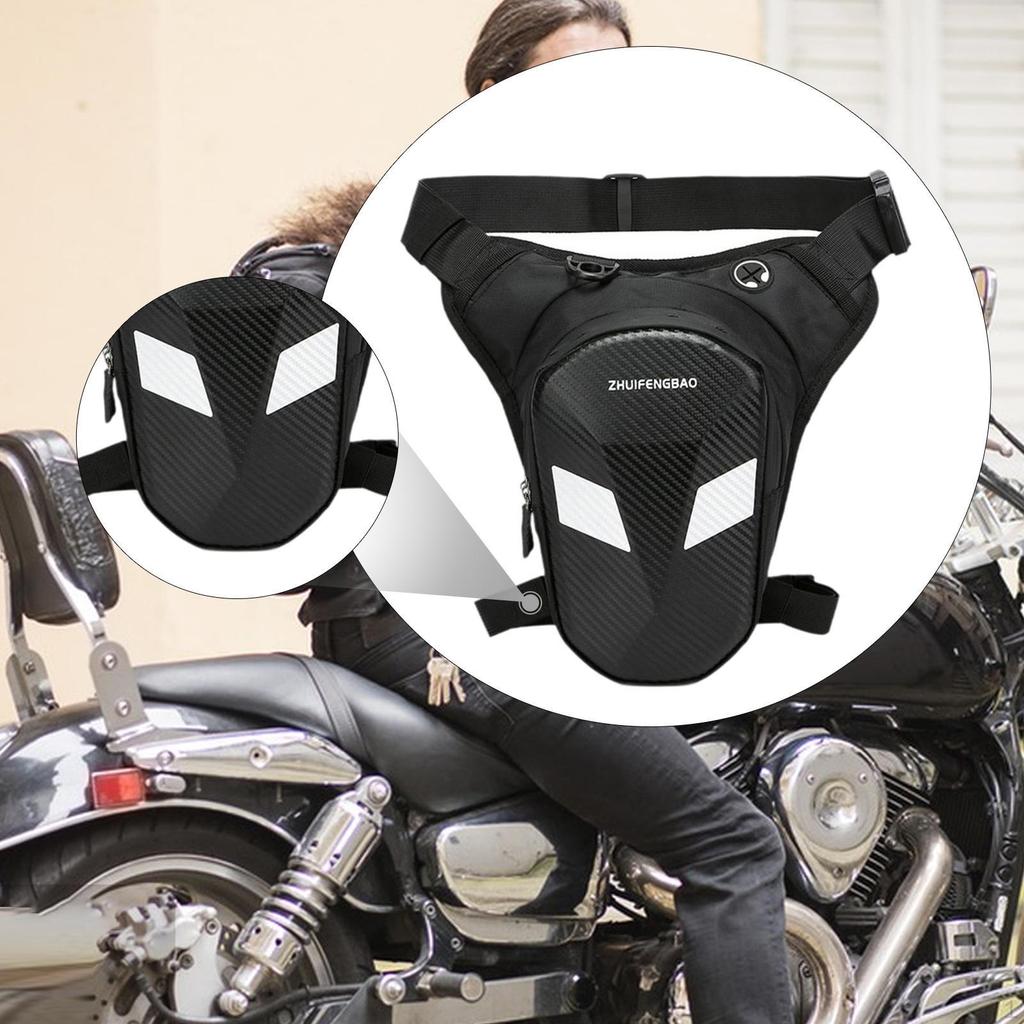 Motorcycle Leg Bag Drop Bags Gear Pouch Multi Pocket Phone Storage Waist Thigh Packs for