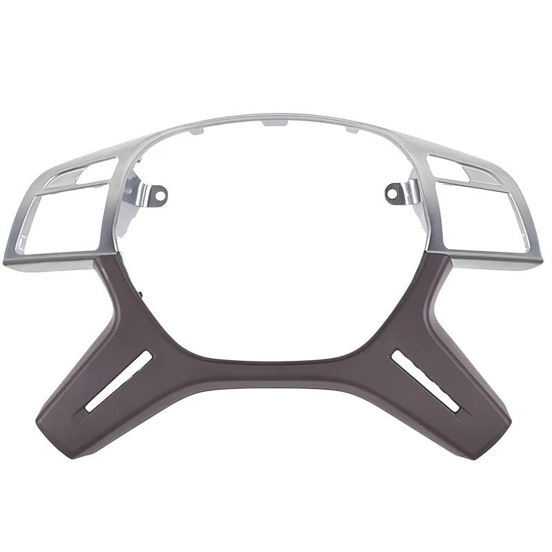 For Mercedes Benz C E M ML GL GLS G Class W204 W212 W166 W463 X166 2012- Car Steering Wheel Center Bezel Cover Trim