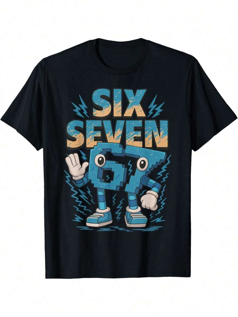 

Unisex Meme 67 Six Seven 6 7 Italian T-Shirt L