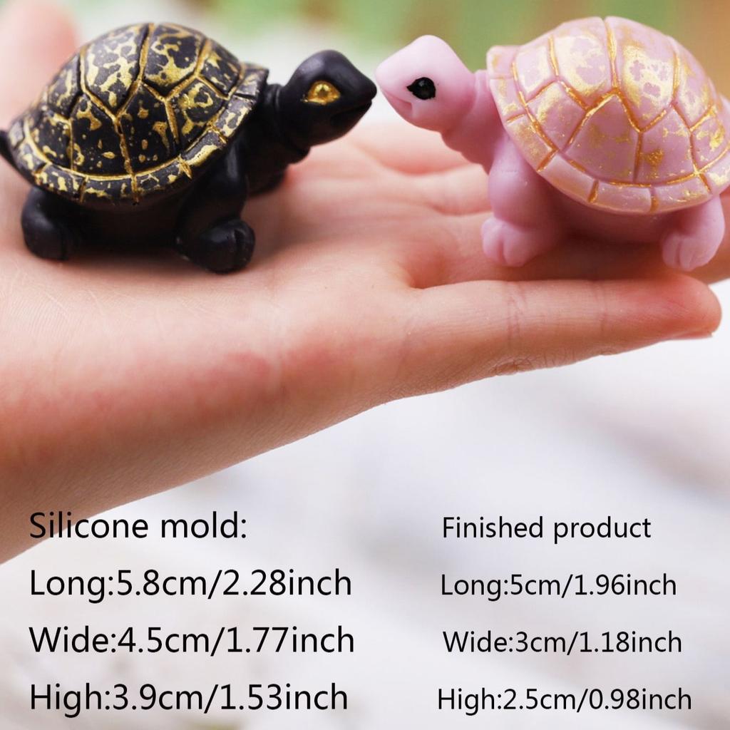 1pc-New arrival candle making kit DIY drop glue little turtle silicone candle mold for making candles