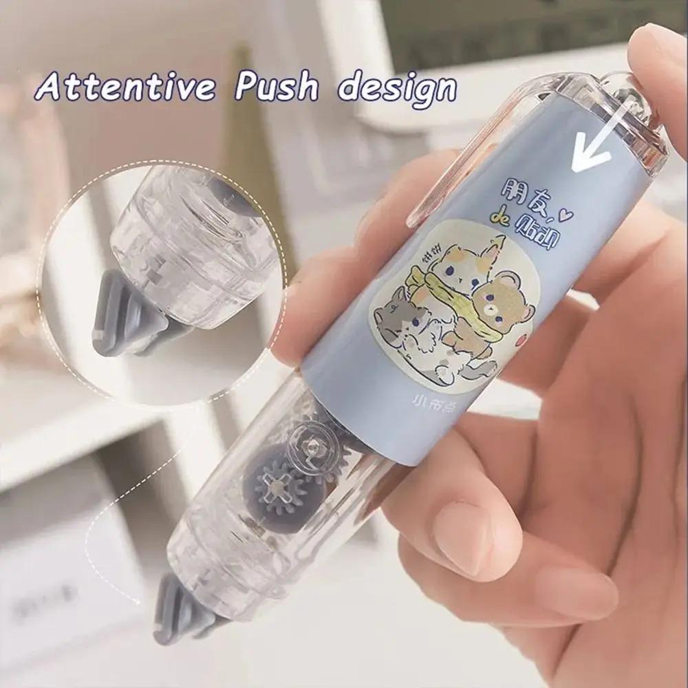 Pen Style Cartoon Double-sided Tape Stationery Roller Glue Tape  Photo Album