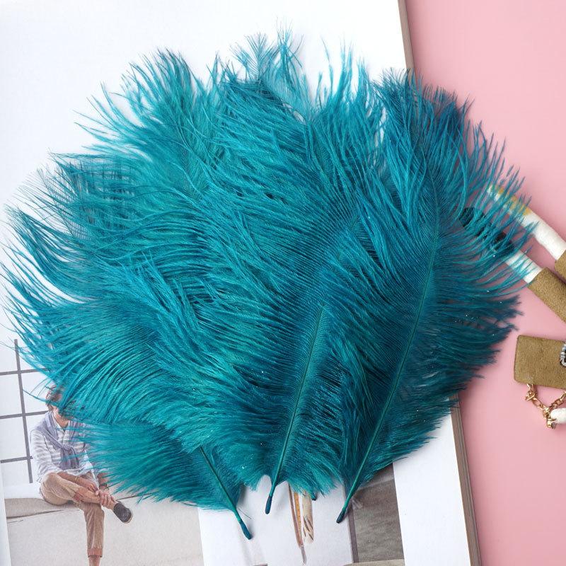 Colored Ostrich Hair 15-20Cm Wedding Ornament Wall Decoration Feather Wall Hand Bouquet Diy Dream Catcher Material